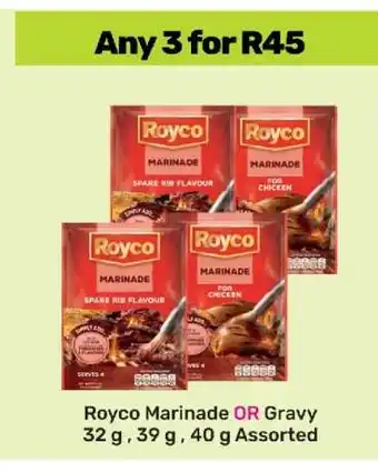 Game Royco Marinade OR Gravy offer