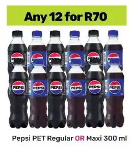 Game Pepsi PET Regular OR Maxi 300 ml offer