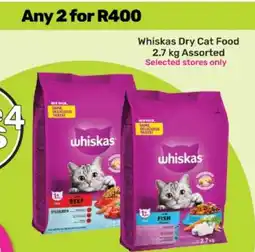 Game Whiskas Dry Cat Food 2.7 kg Assorted offer