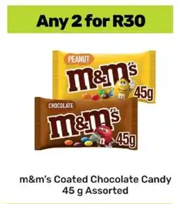 Game m&m's Coated Chocolate Candy 45 g Assorted offer