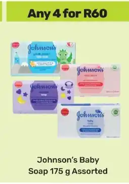 Game Johnson’s Baby Soap 175 g Assorted offer