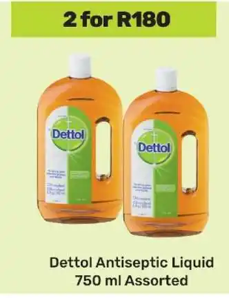 Game Dettol Antiseptic Liquid 750 ml Assorted offer