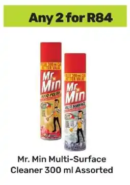 Game Mr. Min Multi-Surface Cleaner 300 ml Assorted offer