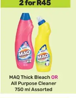 Game MAQ Thick Bleach OR All Purpose Cleaner offer