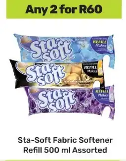 Game Sta Soft Fabric Softener Refill 500 ml Assorted offer