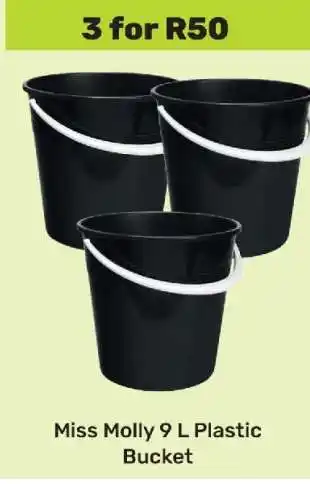Game Miss Molly 9 L Plastic Bucket offer