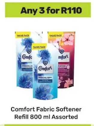 Game Comfort Fabric Softener Refill 800 ml Assorted offer