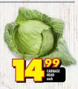 Shoprite CABBAGE HEAD offer
