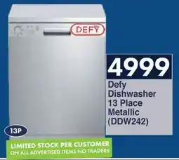 President Hyper Defy Dishwasher 13 Place Metallic offer