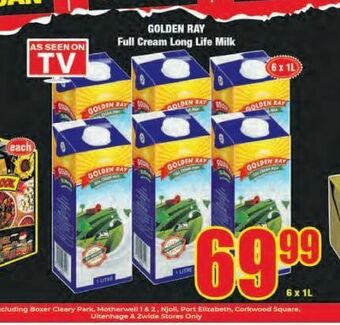 Boxer Golden ray milk offer