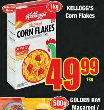 Boxer Kellogg's corn flakes offer