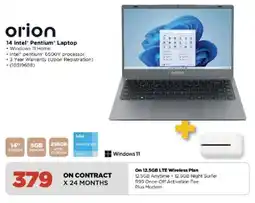 HiFi Corp Orion 14 Intel Pentium Laptop offer