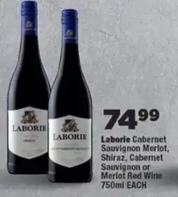 OK Foods Laborie Cabernet Sauvignon Merlot, Shiraz, Cabernet Sauvignon or Merlot Red Wine offer