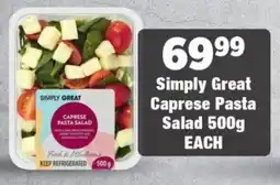 OK Foods Simply Great Caprese Pasta Salad offer
