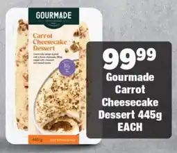 OK Foods Gourmade Carrot Cheesecake Dessert offer