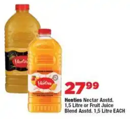 OK Foods Henties Nectar or Fruit Juice Blend offer