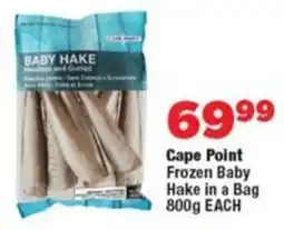 OK Foods Cape Point Frozen Baby Hake in a Bag offer