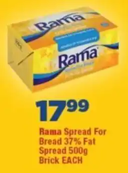 OK Foods Rama Spread For Bread 37% Fat Spread Brick offer