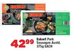 OK Foods Eskort Pork Sausages offer