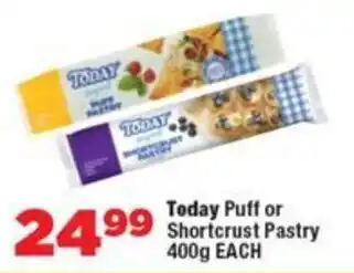 OK Foods Today Puff or Shortcrust Pastry offer