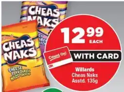 OK Foods Willards Cheas Naks offer