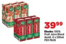 OK Foods Rhodes 100% Fruit Juice Blend offer