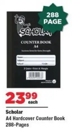 OK Foods Scholar A4 Hardcover Counter Book offer