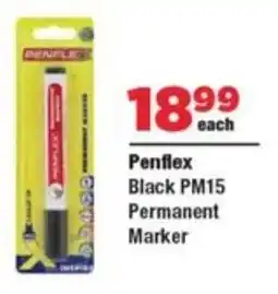 OK Foods Penflex Black PM15 Permanent Marker offer