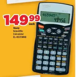 OK Foods Sharp Scientific Calculator EL-0531WHB offer
