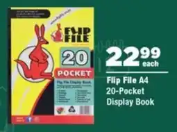 OK Foods Flip File A4 20-Pocket Display Book offer