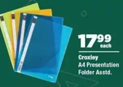 OK Foods Croxley A4 Presentation Folder offer