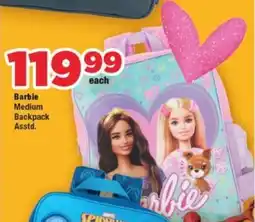 OK Foods Barbie Medium Backpack offer