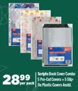 OK Foods Scripto Book Cover Combo Pre-Cut Covers + 5 Slip-On Plastic Covers offer