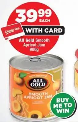 OK Foods All Gold Smooth Apricot Jam offer