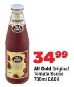 OK Foods All Gold Original Tomato Sauce offer