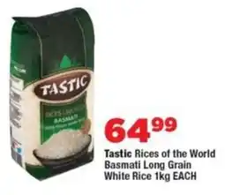 OK Foods Tastic Rices of the World Basmati Long Grain White Rice offer