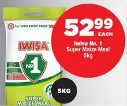 OK Foods Iwisa No. 1 Super Maize Meal offer