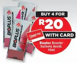 OK Foods Bioplus Booster Sachets offer