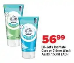 OK Foods Lil-Lets Intimate Care or Crème Wash offer