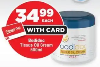 OK Foods Bodidoc Tissue Oil Cream offer