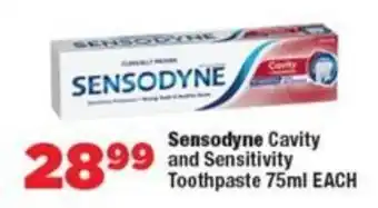 OK Foods Sensodyne Cavity and Sensitivity Toothpaste offer