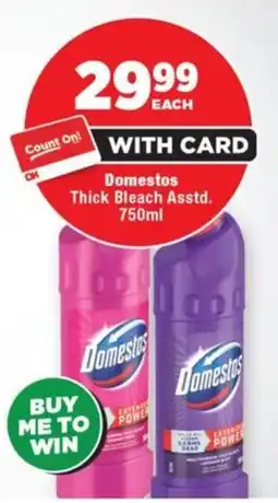 OK Foods Domestos Thick Bleach offer