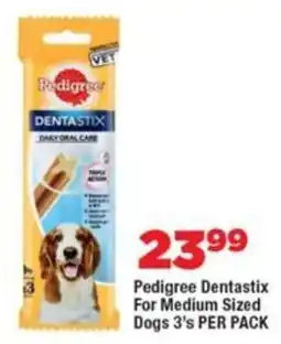 OK Foods Pedigree Dentastix For Medium Sized Dogs offer