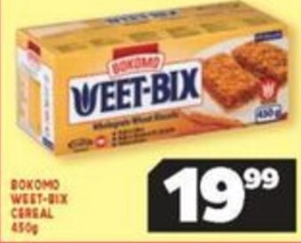 Usave Bokomo Weet-Bix Cereal 450g offer