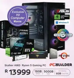 Computer Mania PCBuilder Stalker AMD Ryzen 5 Gaming PC offer
