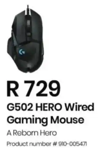 Computer Mania Logitech G502 Hero Wired Gaming Mouse offer