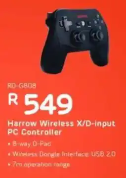 Computer Mania Redragon Harrow Wireless X/D-input PC Controller offer
