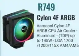 Computer Mania Aerocool Cylon 4F ARGB CPU Air Cooler offer