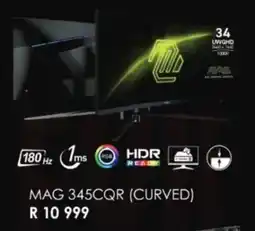 Computer Mania Msi MAG 345CQR Curved offer