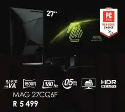 Computer Mania Msi MAG 27CQ6F offer